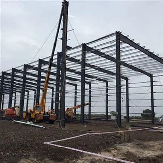 انبار سازه فولادی دو شیب